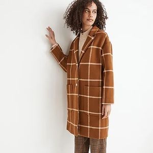 Madewell Elmcourt Wool Brown Coat